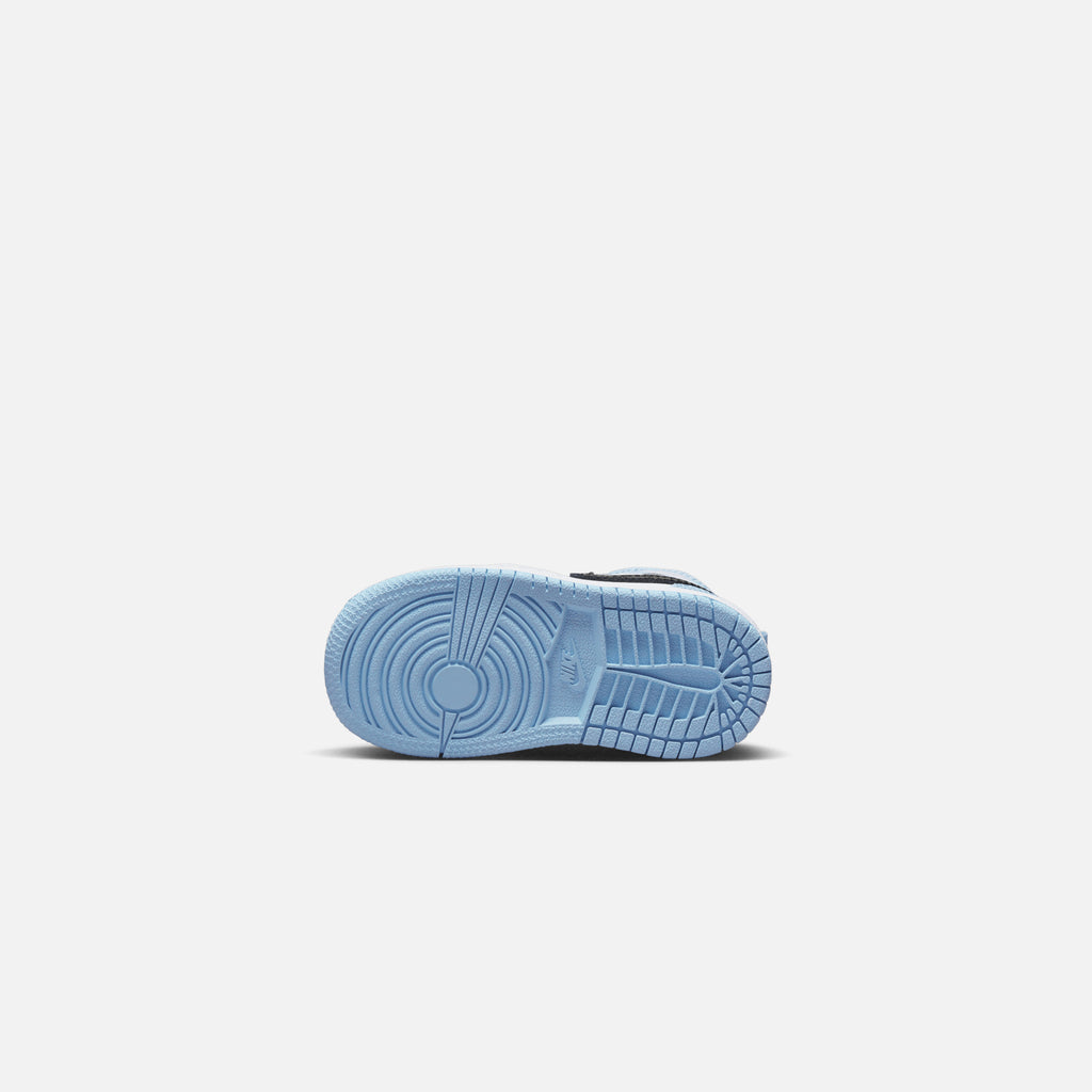 Nike Air Jordan Toddler 1 Mid - Ice Blue / Black / Sail / White – Kith