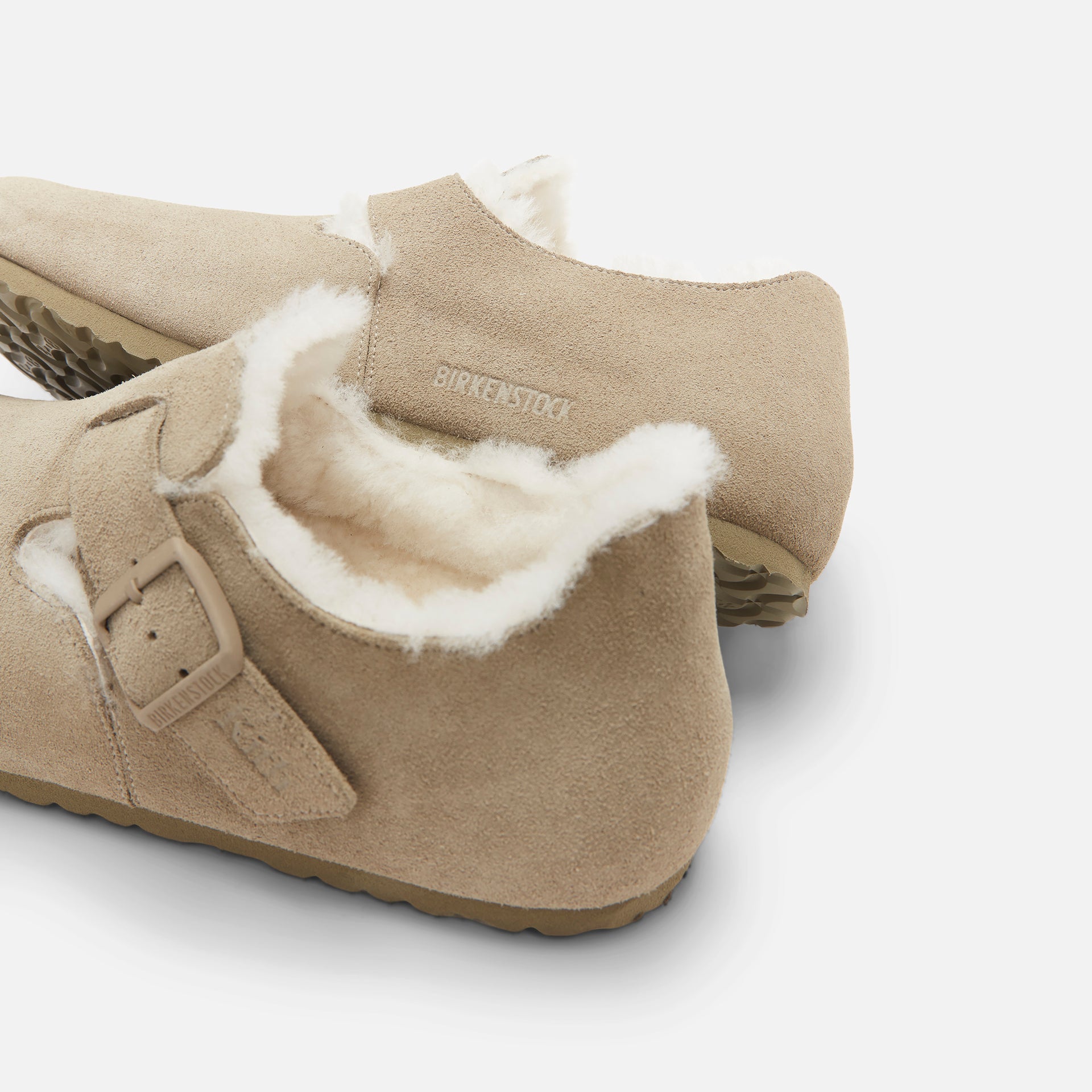 Kith for Birkenstock London Shearling - Faded Khaki