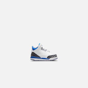 Nike Toddler Air Jordan 3 Retro - White / Racer Blue / Black / Cement Grey