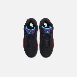 Nike Pre-School Air Jordan 5 Retro Top 3 - Black / Emerald / Fire / Grape