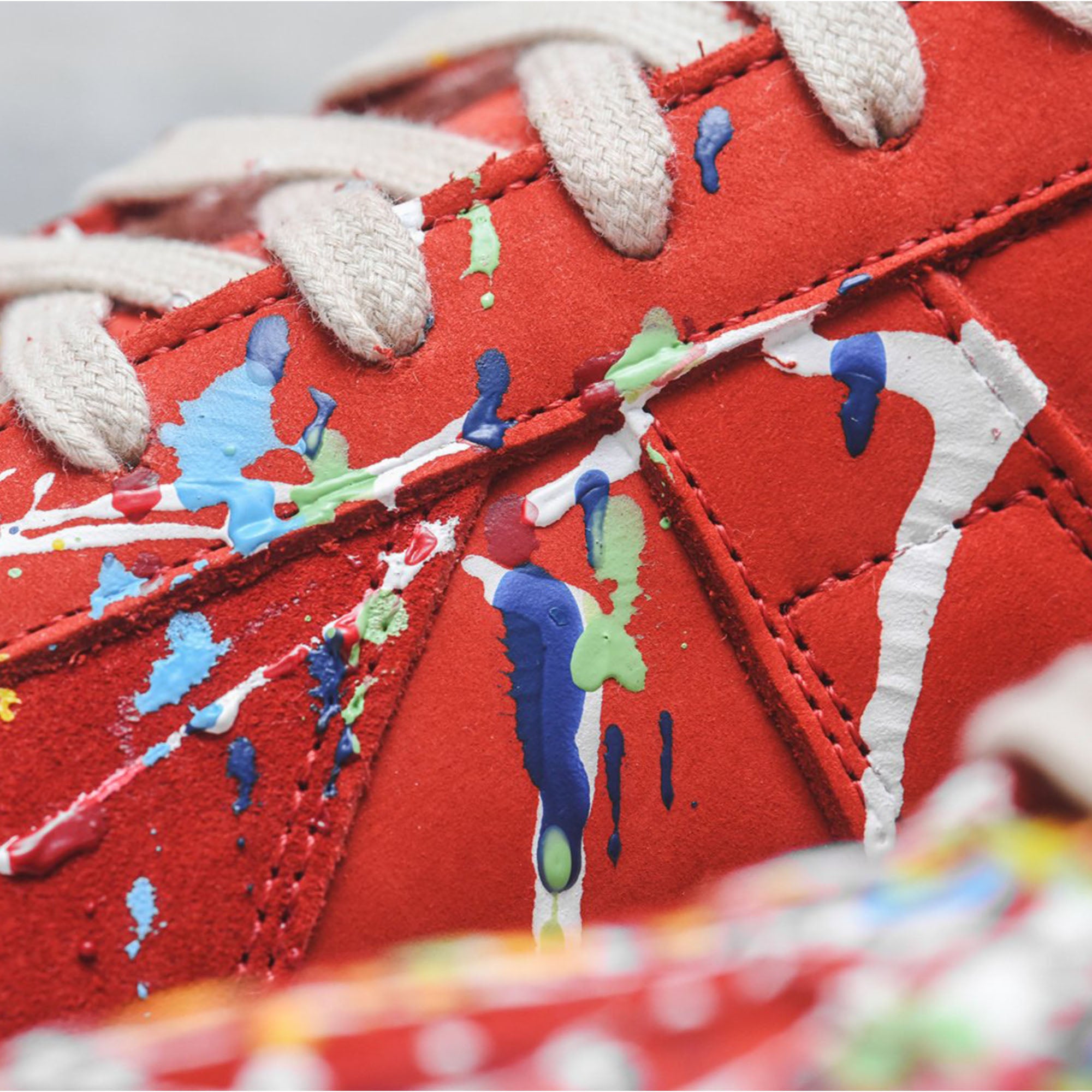 Maison Margiela Mix Painter Replica Sneaker - Red – Kith