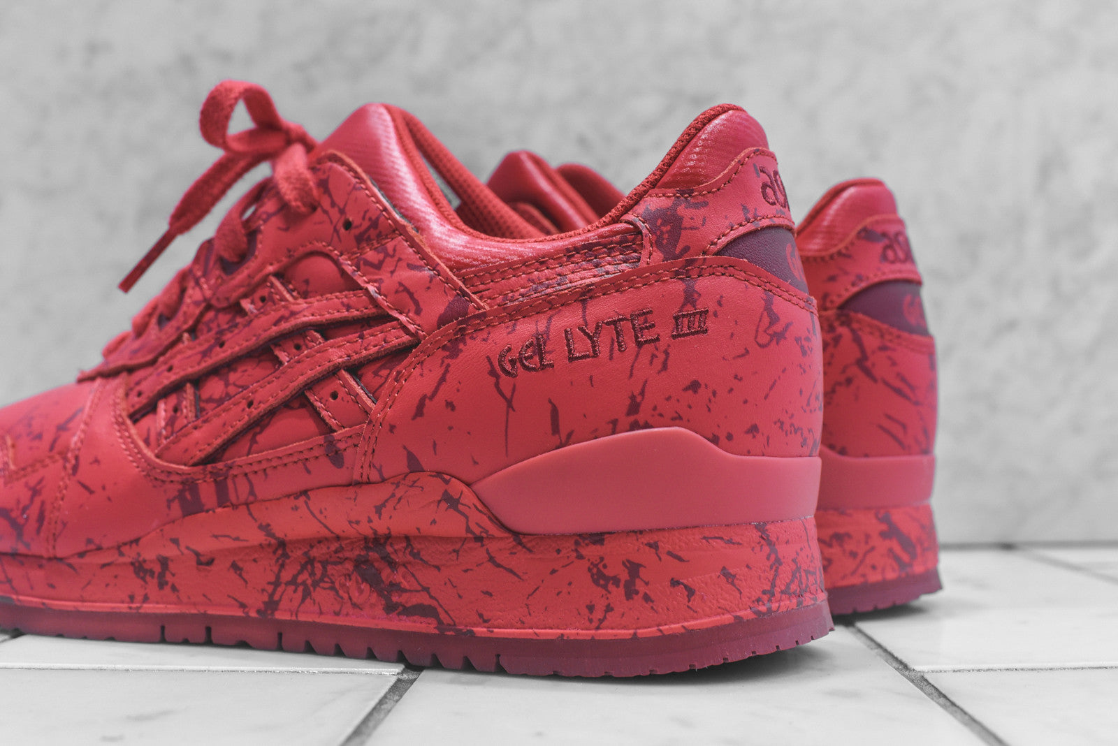 Asics Gel-Lyte III - Red Marble