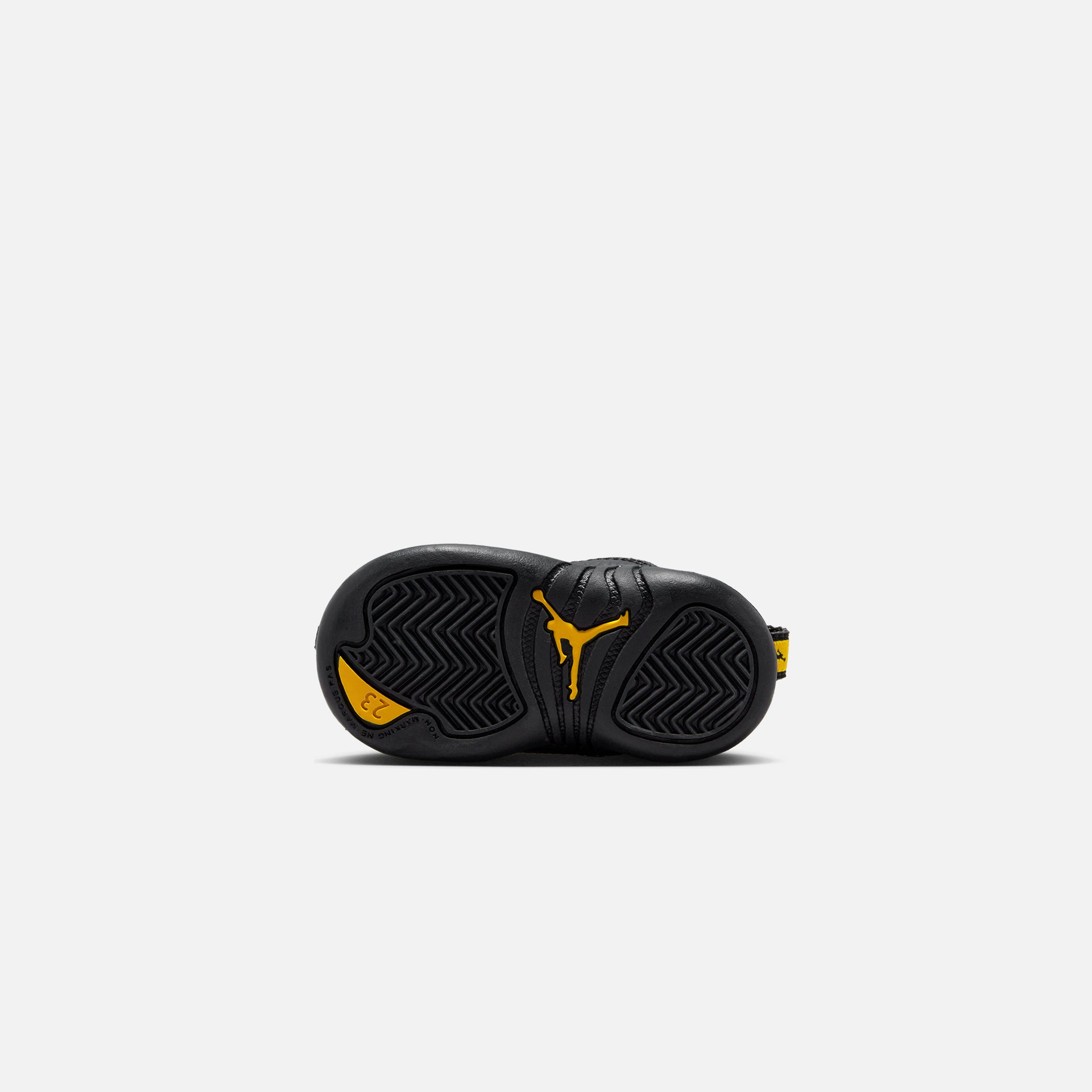 Nike TD Air Jordan 12 Retro - Black / Taxi