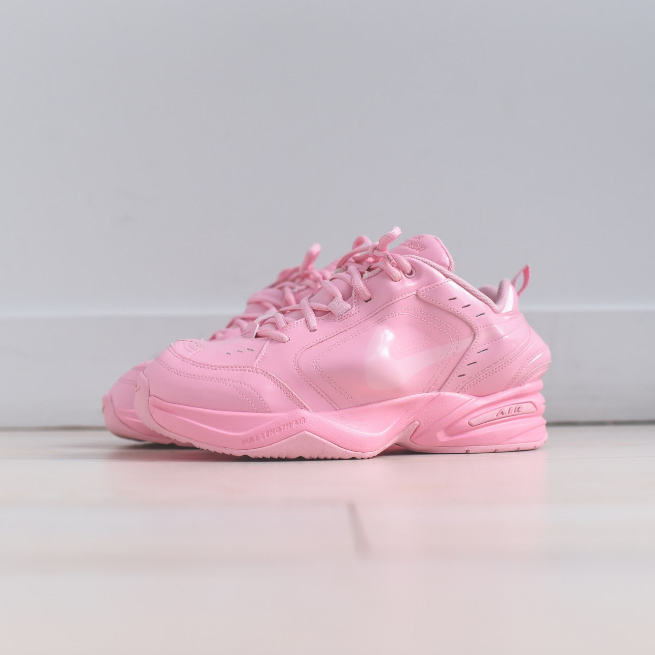 Nike x Martine Rose Air Monarch IV Med Soft Pink Black – Kith
