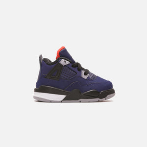 Nike Air Jordan Toddler 4 Retro Winter - Loyal Blue / Black / White / Habanero Red