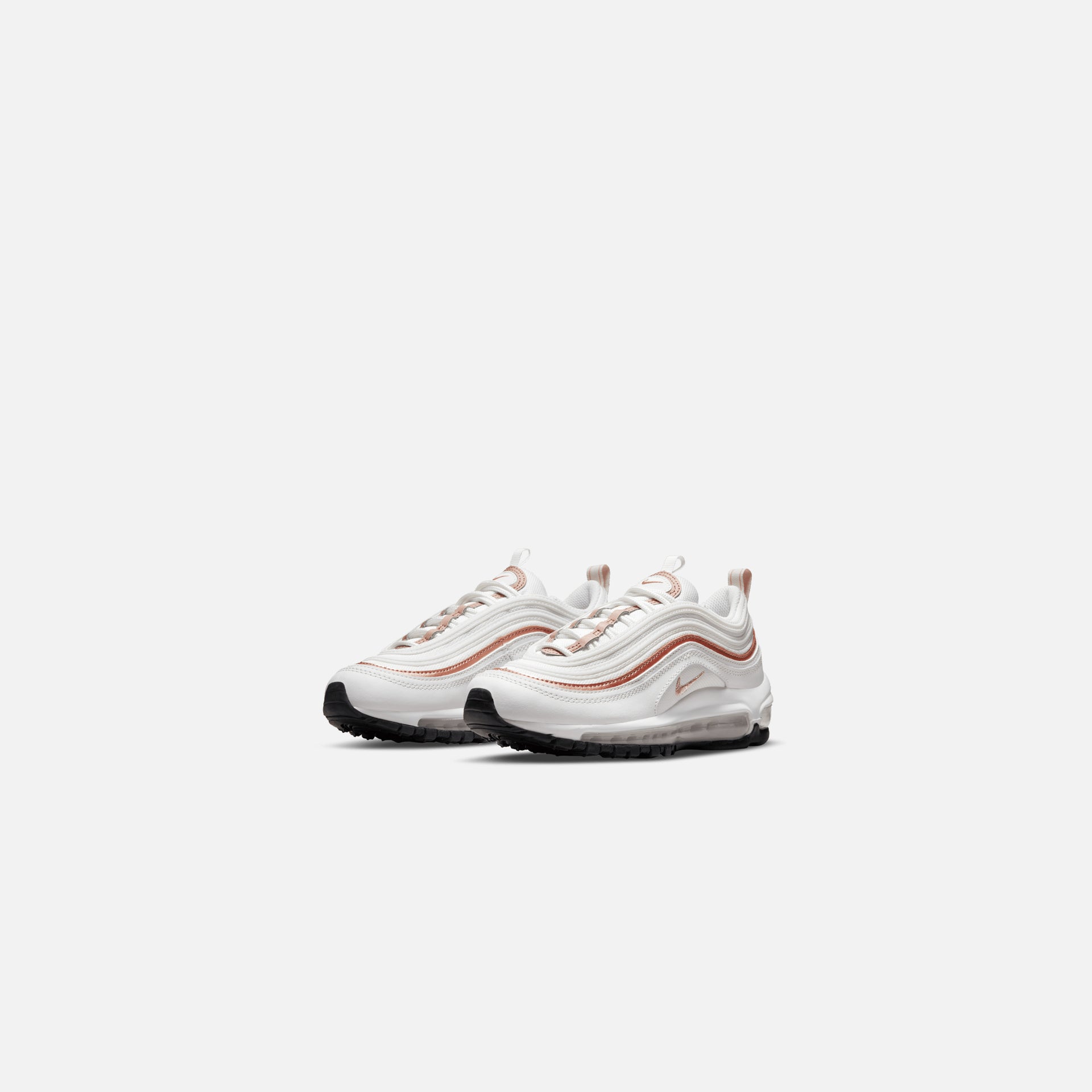 Nike Grade School Air Max 97 - Summit White / White / Off-Noir / Metallic Red Bronze