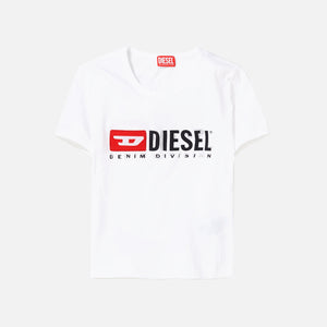 Diesel Uncutie Destroyed Tee - White