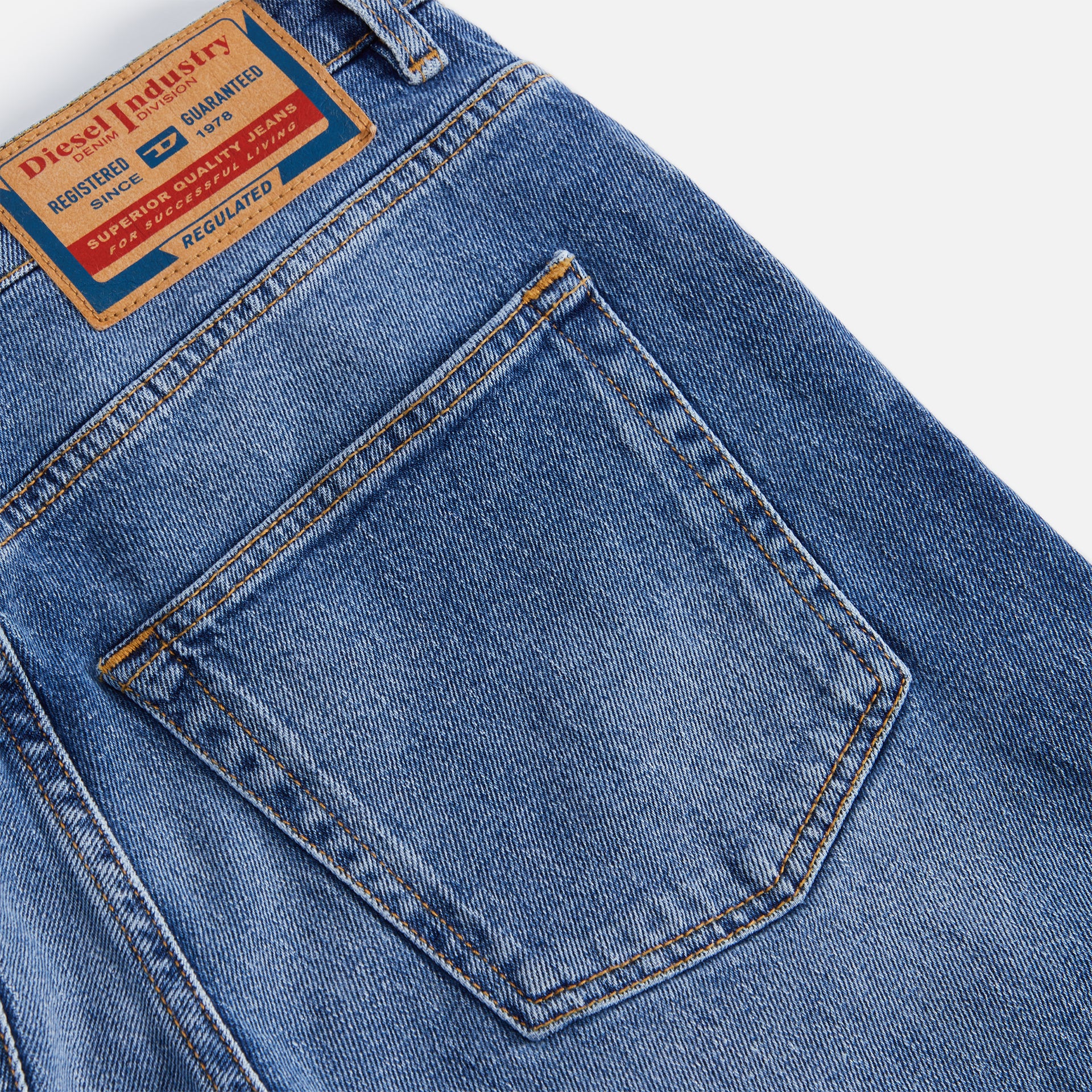 Diesel Denim Ark FSC D Logo Denim - Blue