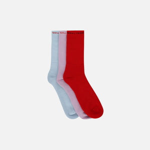 1017 Alyx 9SM 3 Pack Socks - Red / Pink / Blue