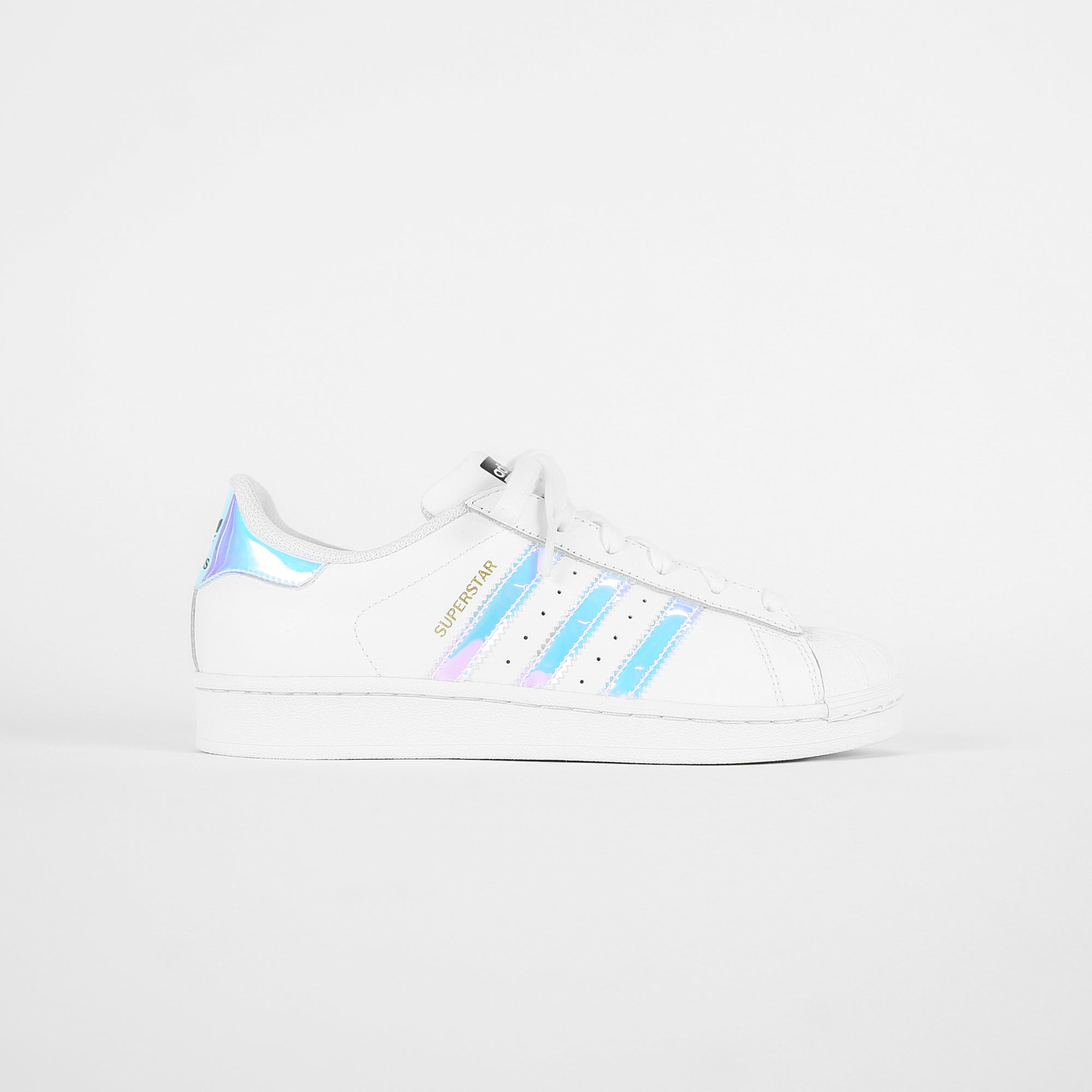 adidas Juniors Superstar Metallic White Metallic Silver Kith