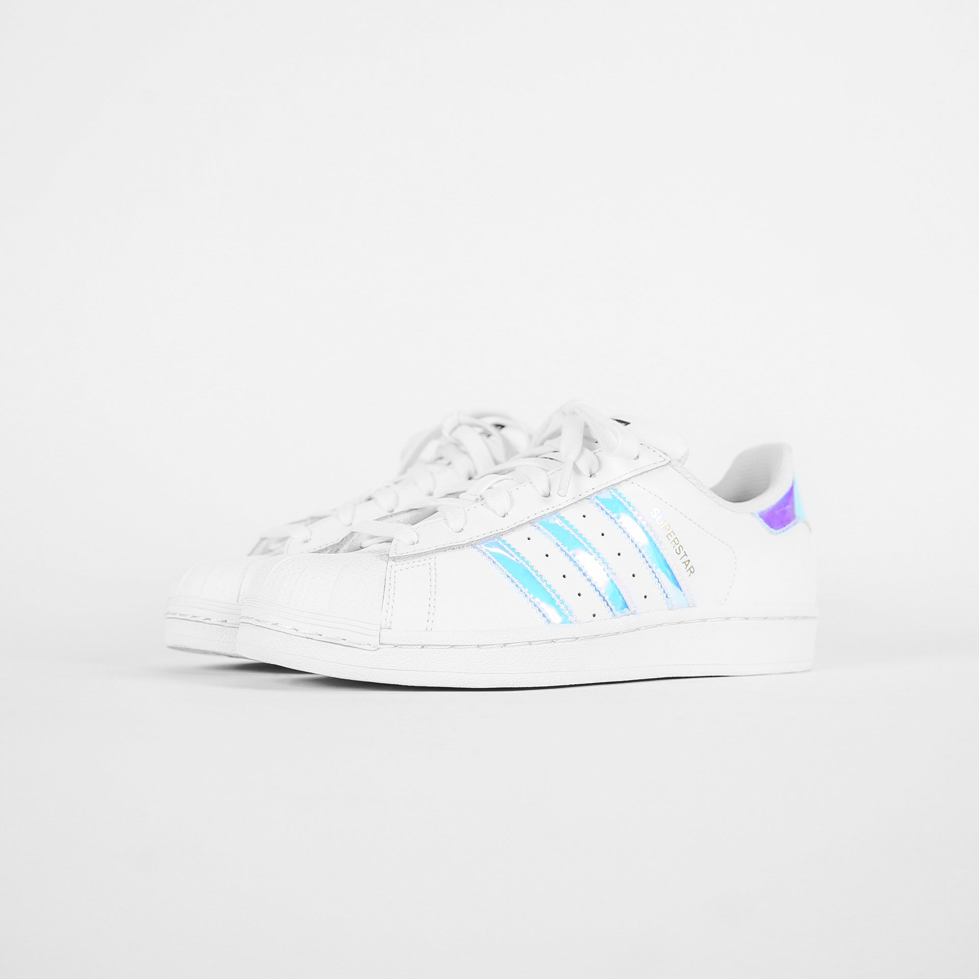 adidas Juniors Superstar Metallic - White / Metallic Silver