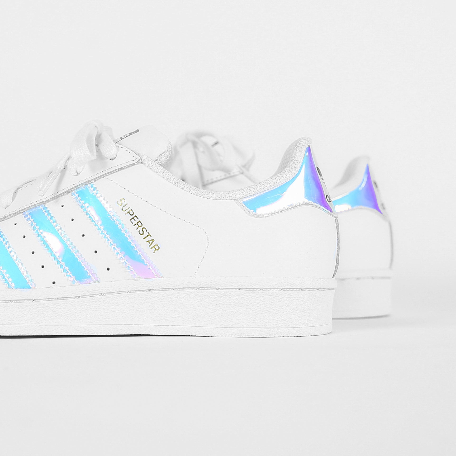 adidas Juniors Superstar Metallic - White / Metallic Silver