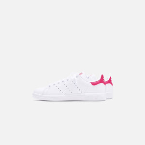 adidas Originals Grade School Stan Smith - White / Pink