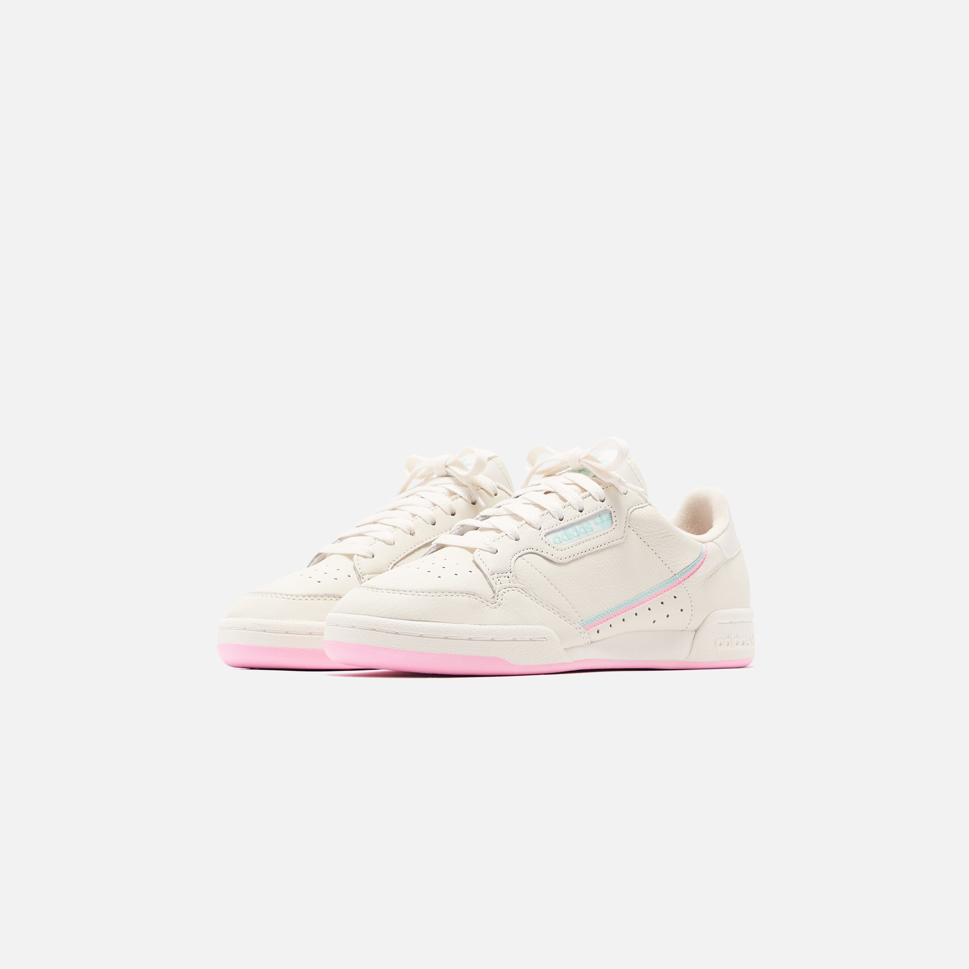 adidas Originals Continental 80 - Off White / True Pink / Clear Mint