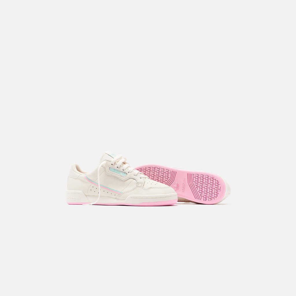 adidas Originals Continental 80 - Off White / True Pink / Clear Mint â Kith