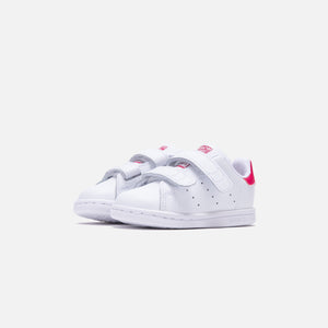 adidas Toddler Stan Smith - White / Pink