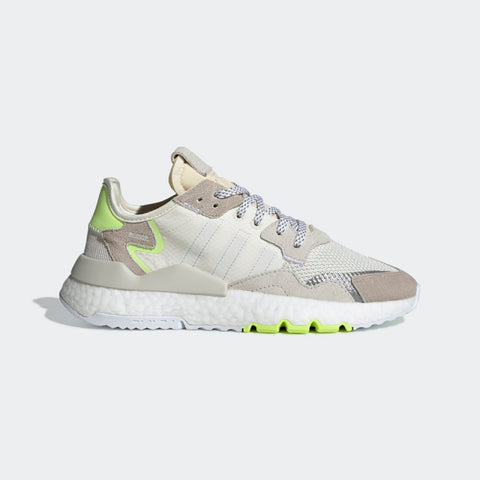 adidas WMNS Nite Jogger Boost - Off White / Footwear White / Hi-Res Yellow