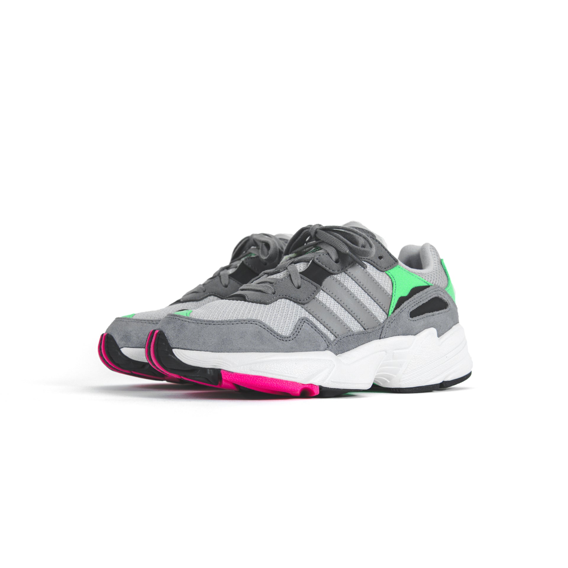 adidas Originals Junior Yung-96  - Grey Two / Grey Three / Shock Pink