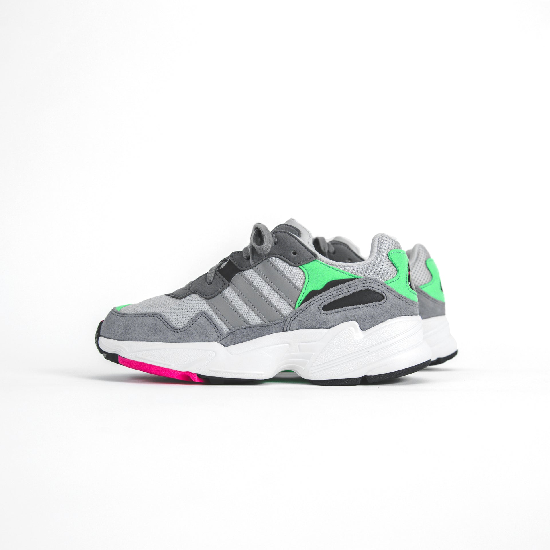 adidas Originals Junior Yung-96  - Grey Two / Grey Three / Shock Pink