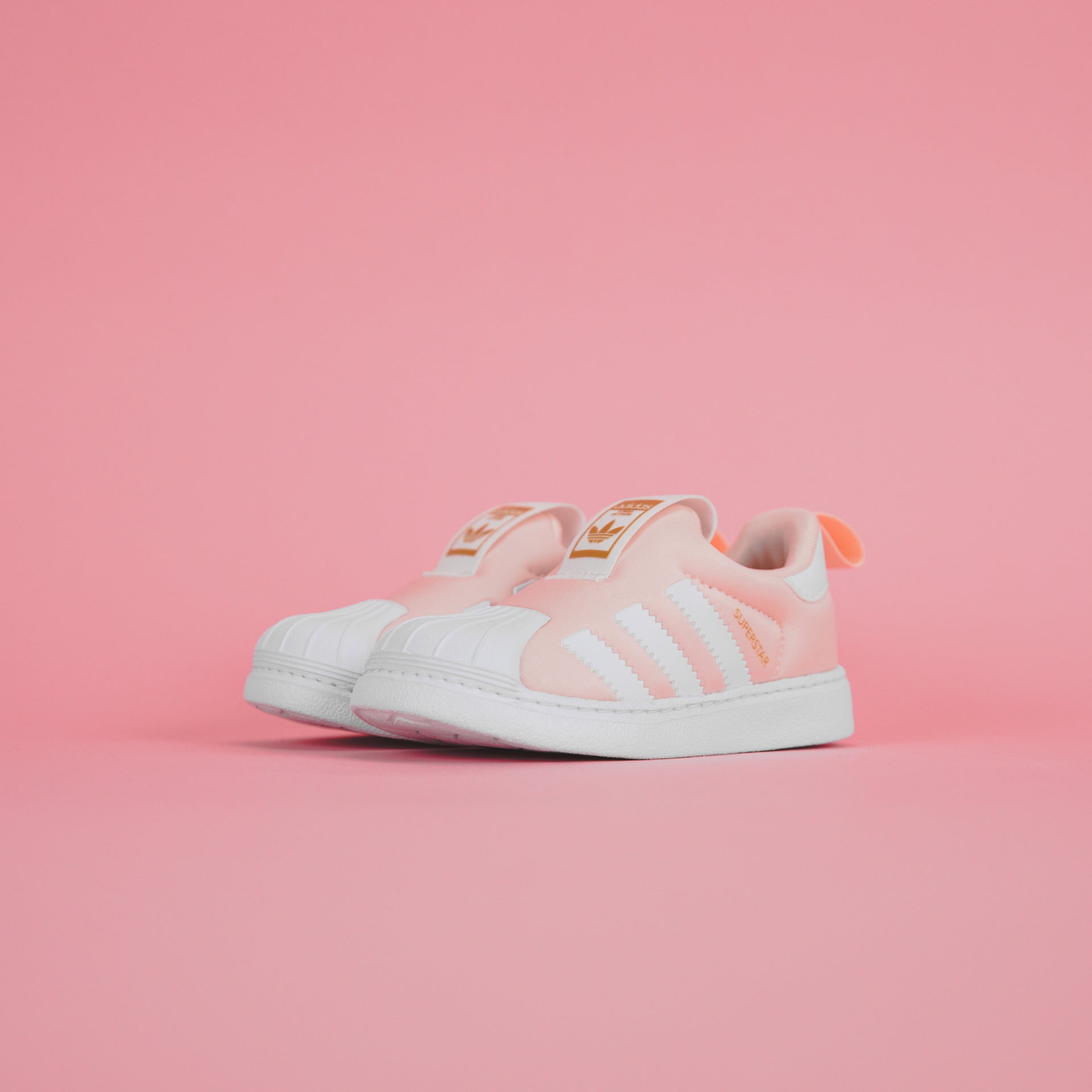 adidas Infant Superstar 360 - Clear Orange / White Kith adidas Infant Superstar 360 - Clear Orange / White Kith