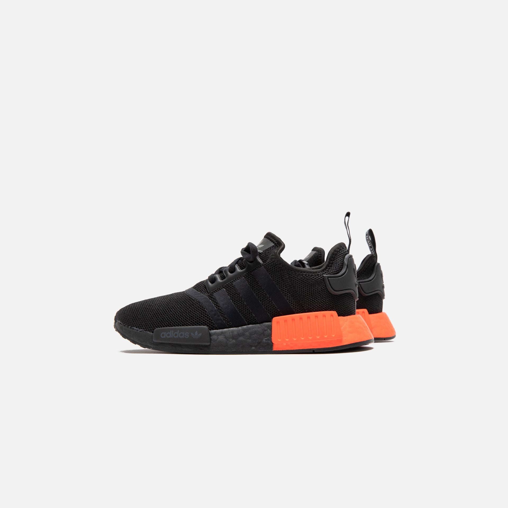 adidas Grade School NMD R1 - Core Black / Solar Red
