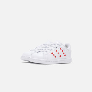adidas Toddler Stan Smith Valentine`s Day - Footwear White / Lush Red