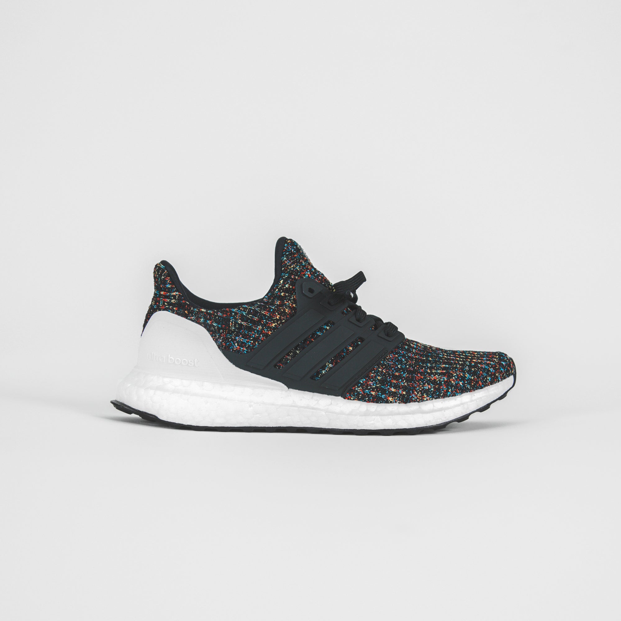 adidas Originals Juniors UltraBOOST Core Black White Active Red Kith