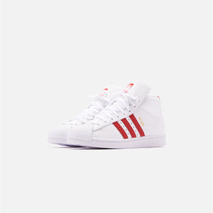 Adidas pro model white and red Clearance