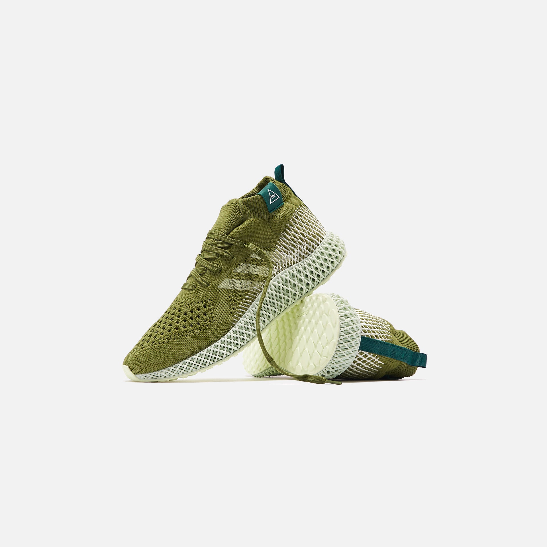 adidas x Pharrell Williams 4D Runner Mid - Green