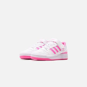 adidas Forum Low Cribs - Cloud White / Screaming Pink
