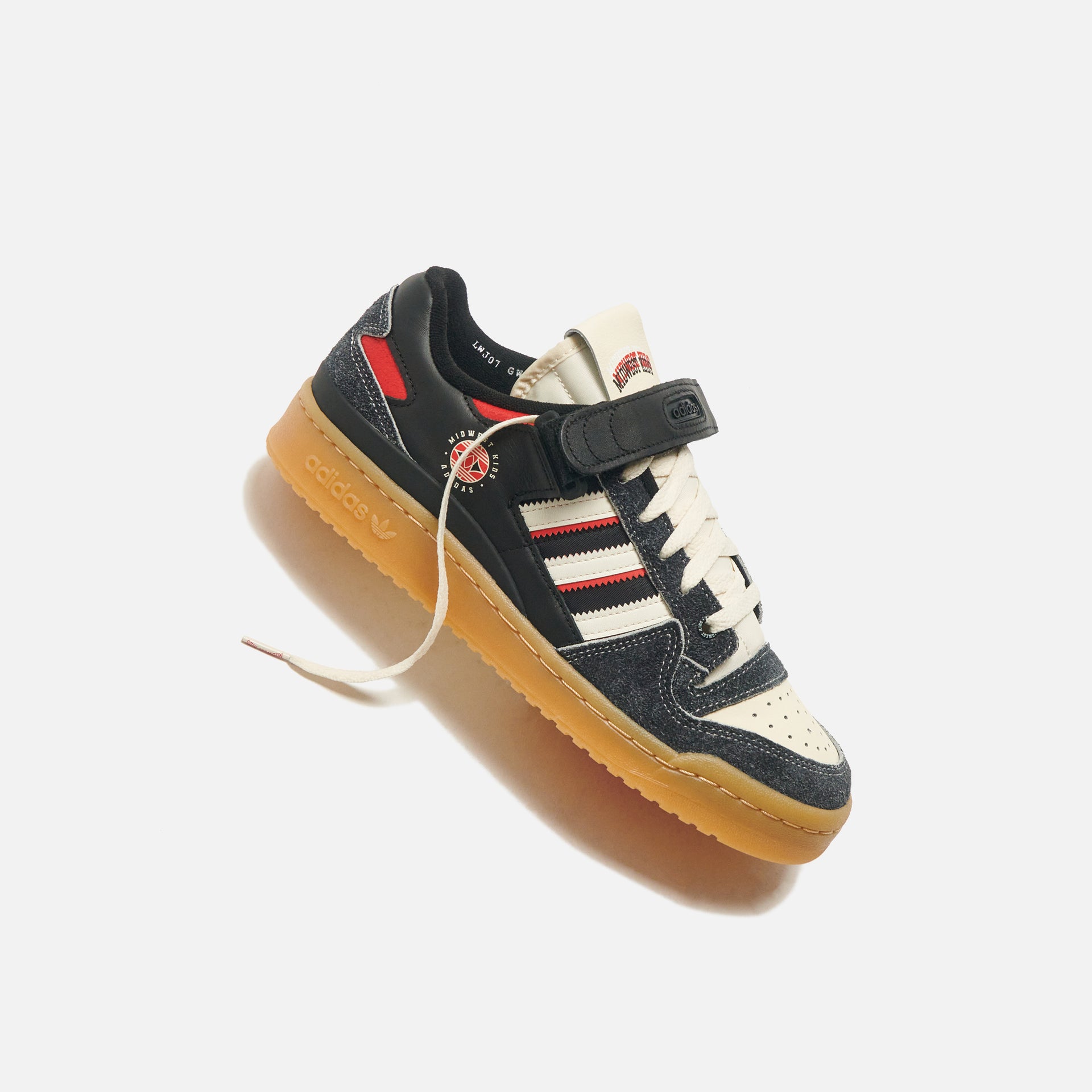 adidas Consortium Forum 84 Lo x Midwest Kids - Black / Off White / Red