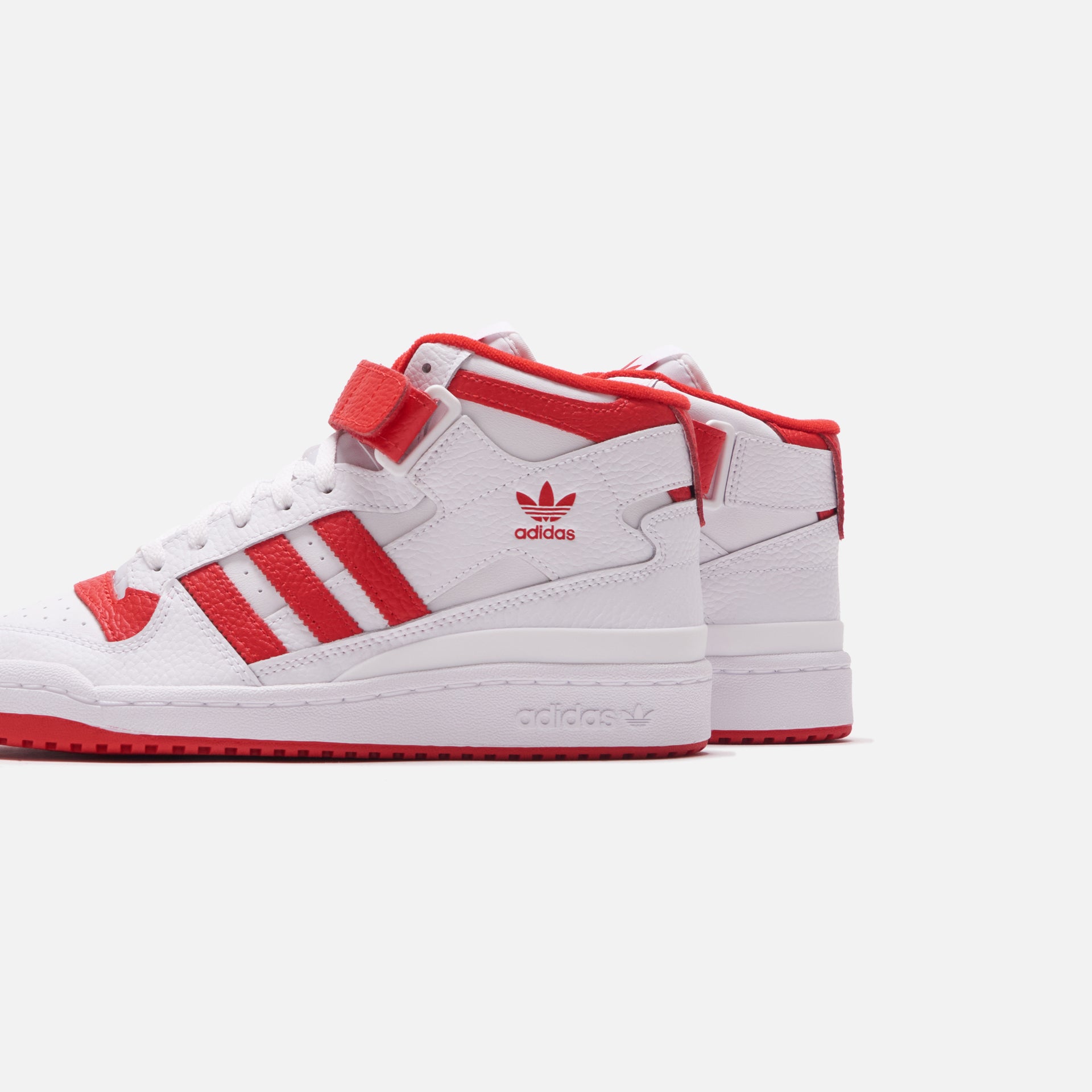 adidas Forum Mid - White / Vivid Red