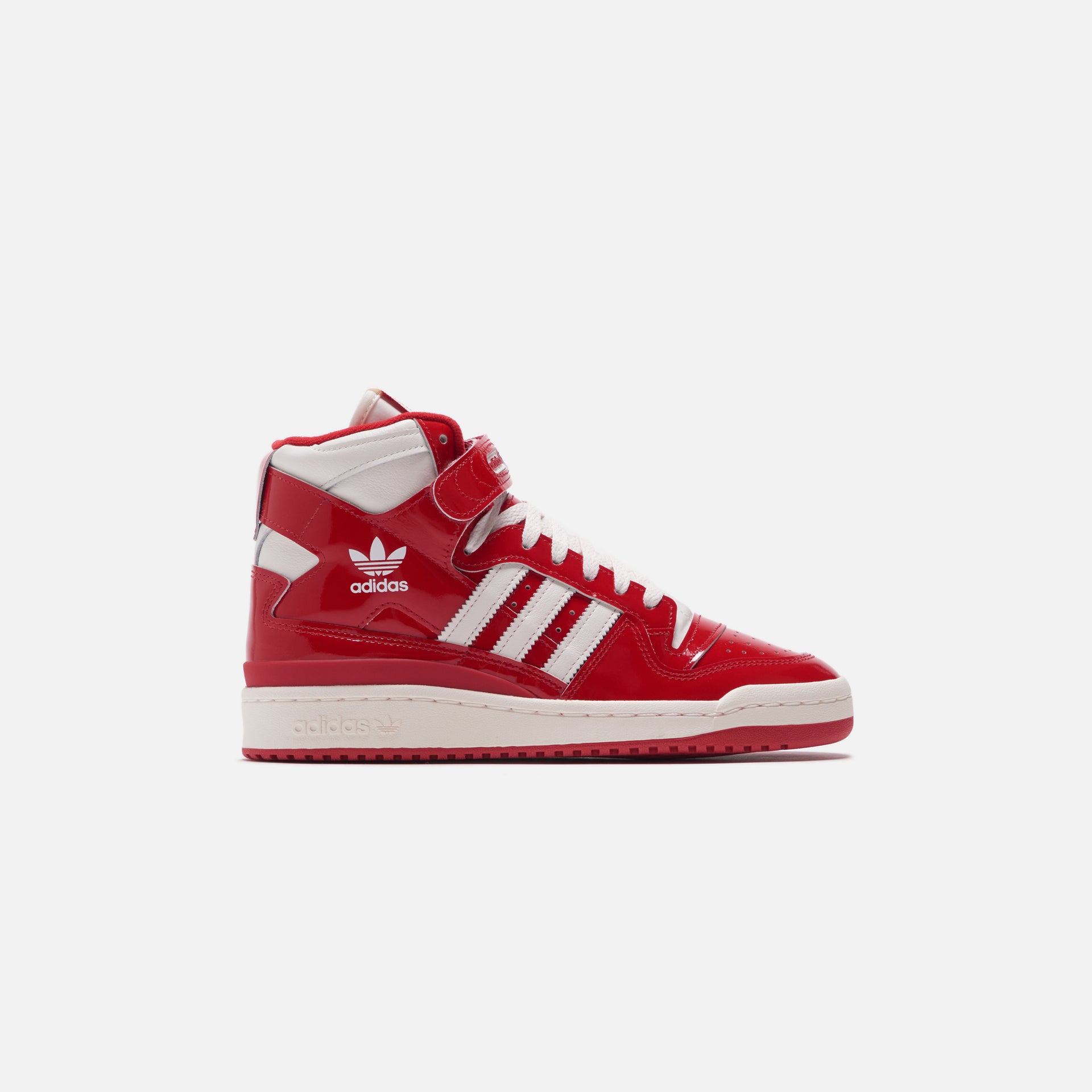 adidas Forum 84 High Red Patent - Red / White Kith adidas Forum 84 High Red Patent - Red / White Kith