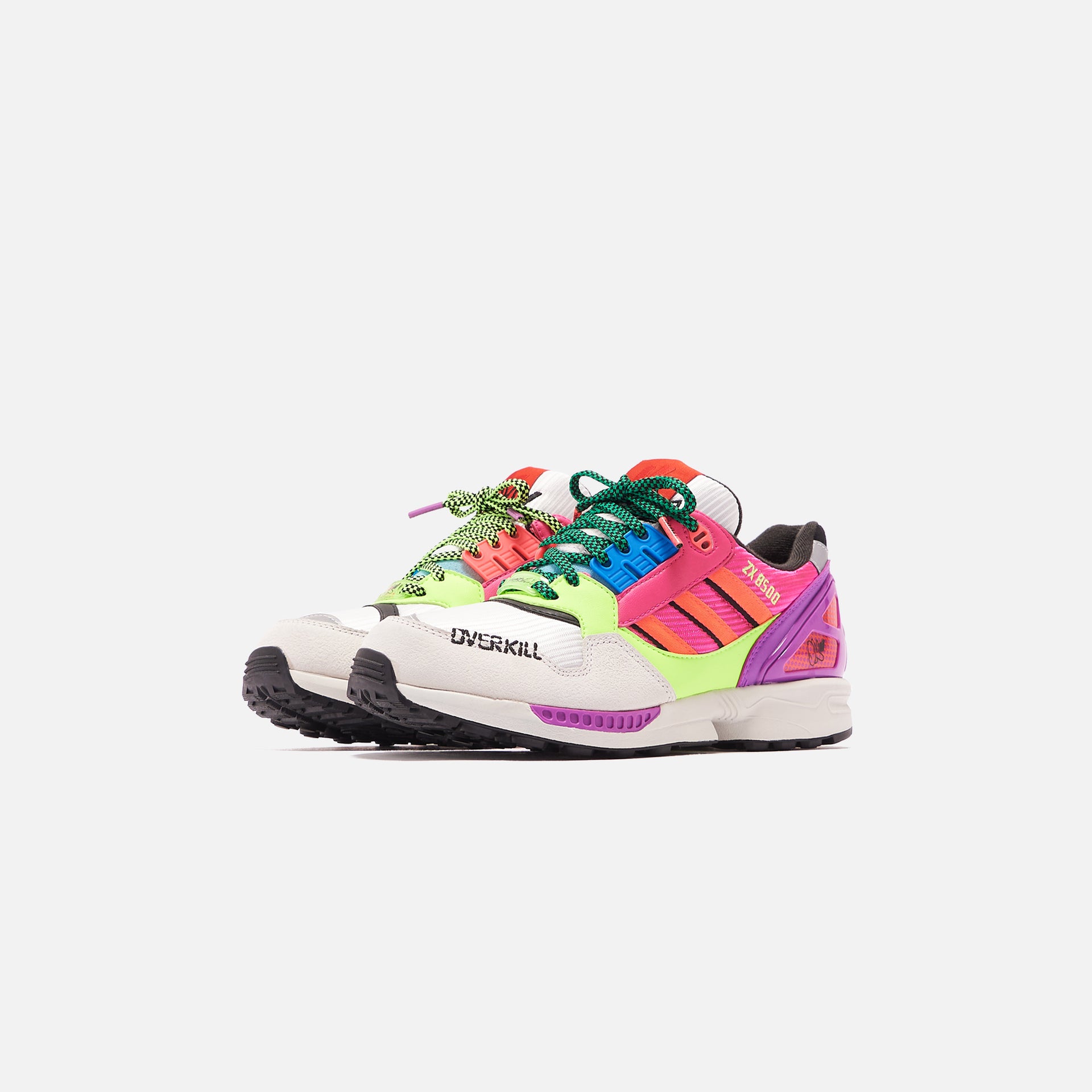 adidas x Overkill ZX 8500 - Crystal White / Signal Green / Core Black