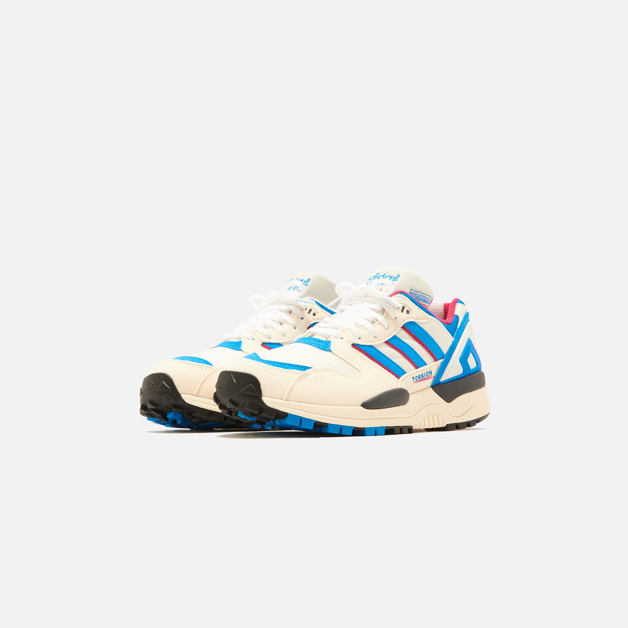 adidas ZX 0000 - Crystal White / Blue / Bopink – Kith