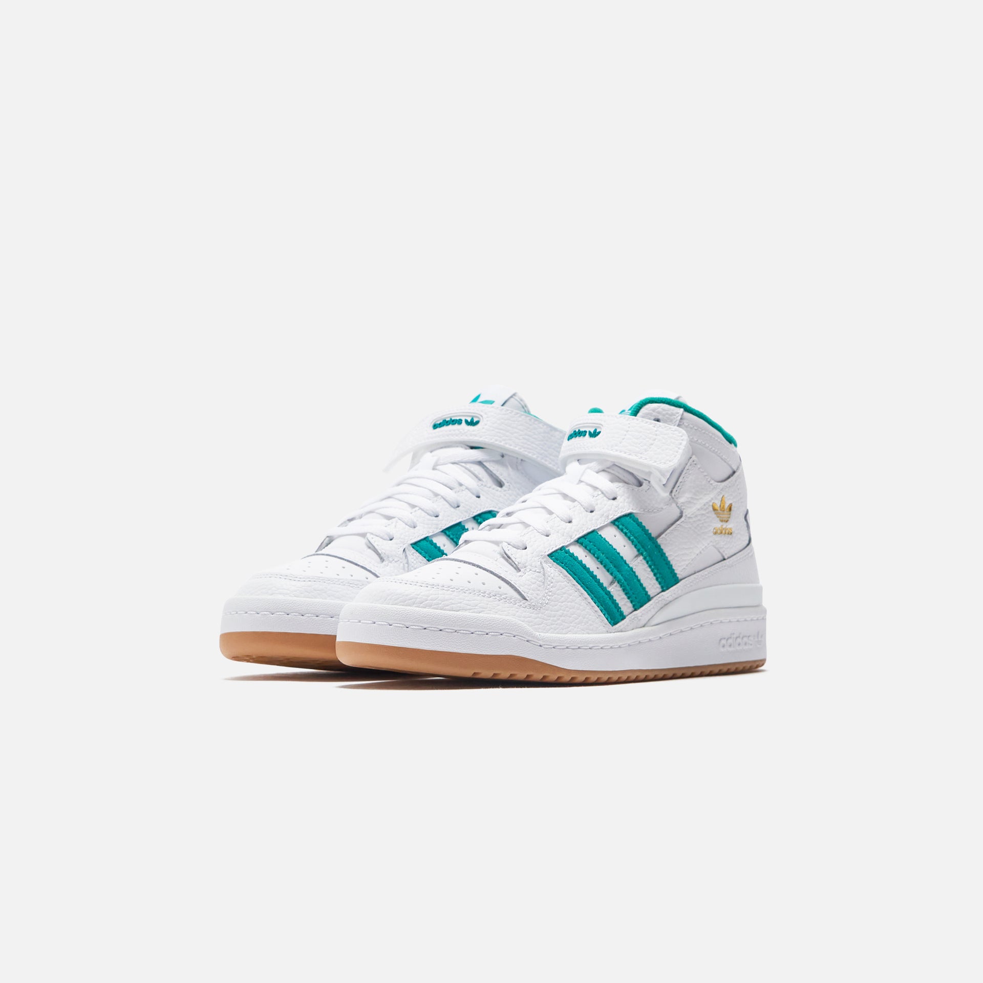 adidas Forum Mid - White / Gold Melt / Gum 3