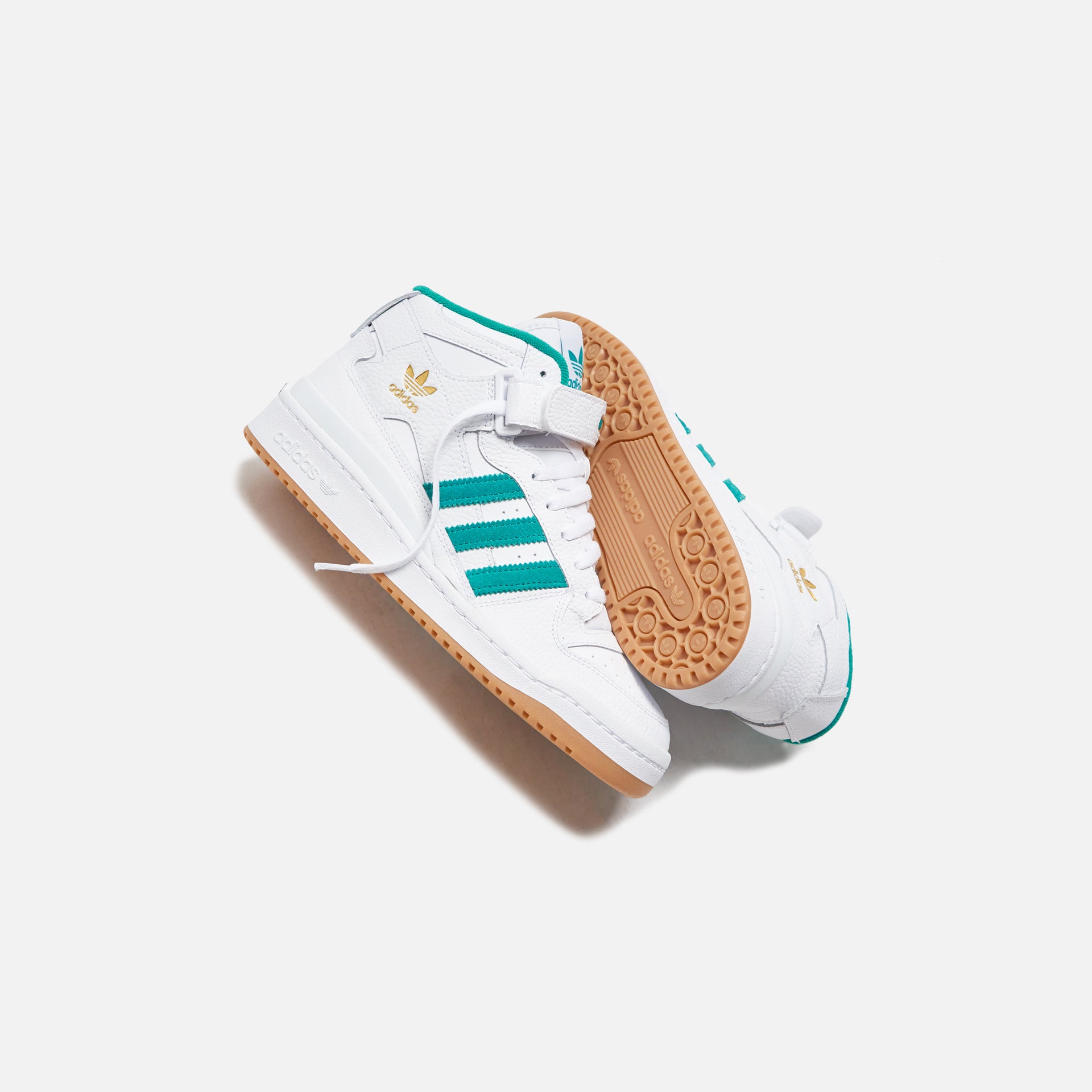 adidas Forum Mid - White / Gold Melt / Gum 3