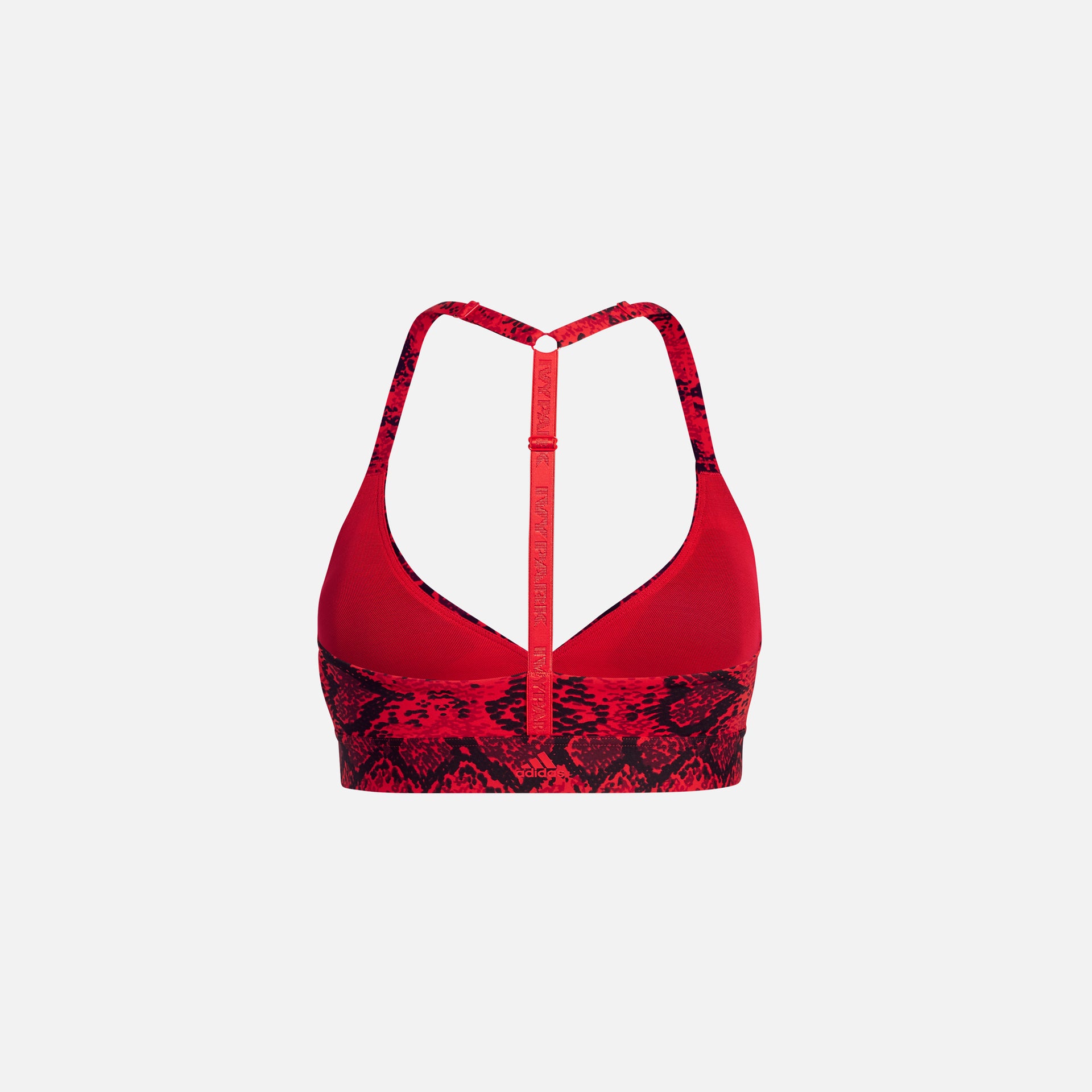 adidas x IVY Park Allover Print Triangle Bra 2.0 - Red / Black