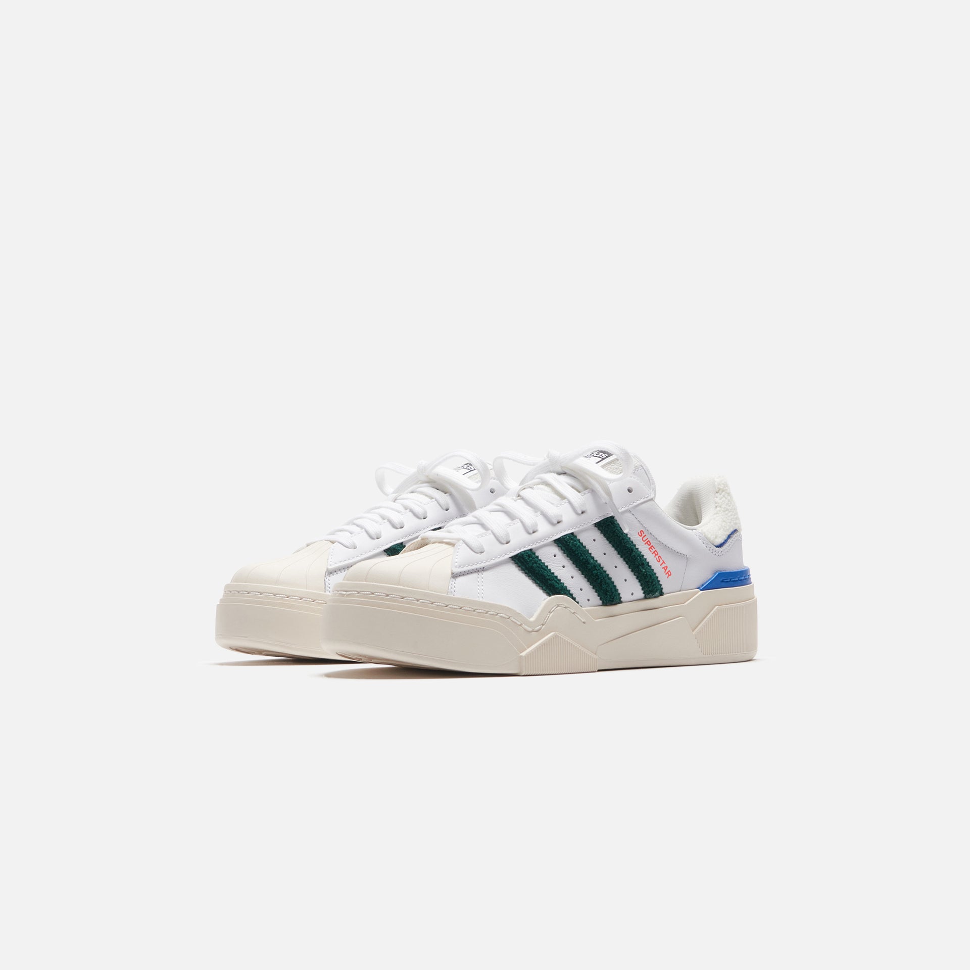 adidas WMNS Superstar Bonega 2B - Footwear White / Dark Green / Bright Royal