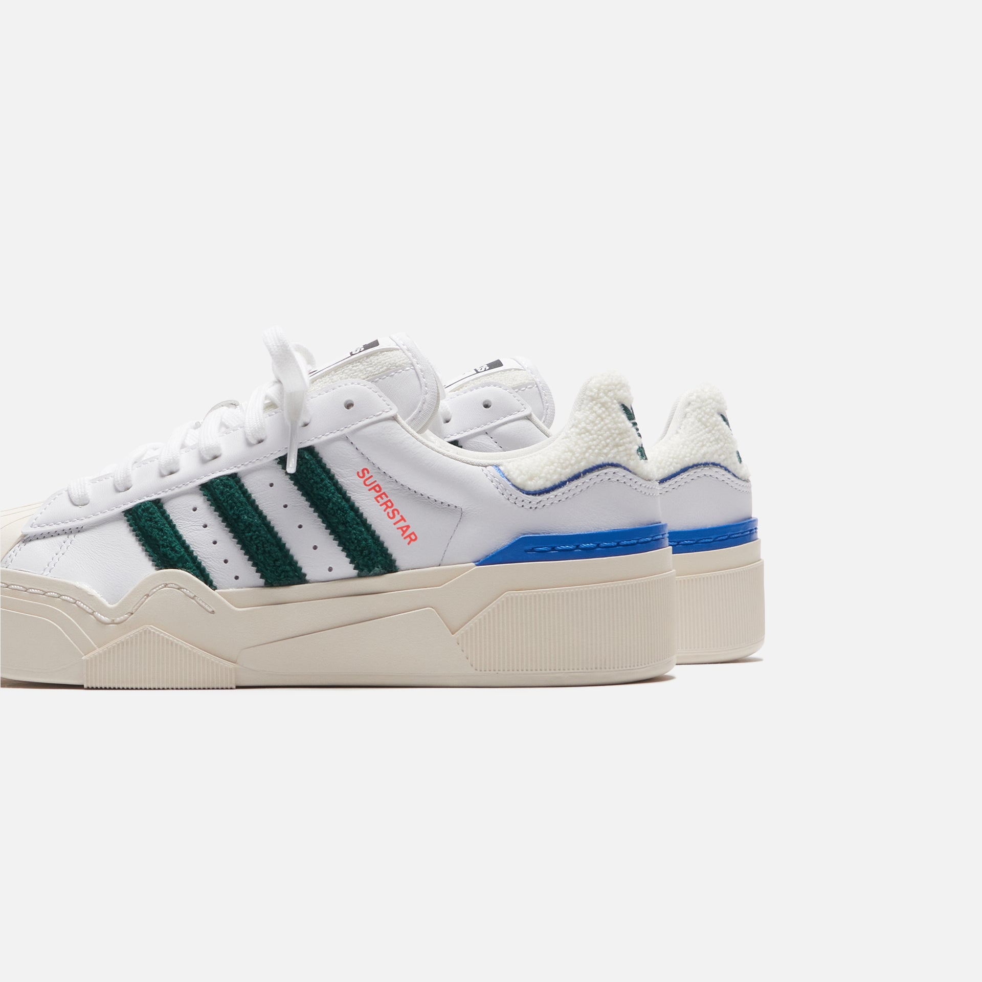 adidas WMNS Superstar Bonega 2B - Footwear White / Dark Green / Bright Royal