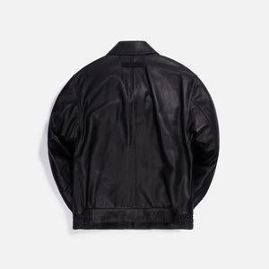 1017 ALYX 9SM Calfskin Leather Police Jacket - Black