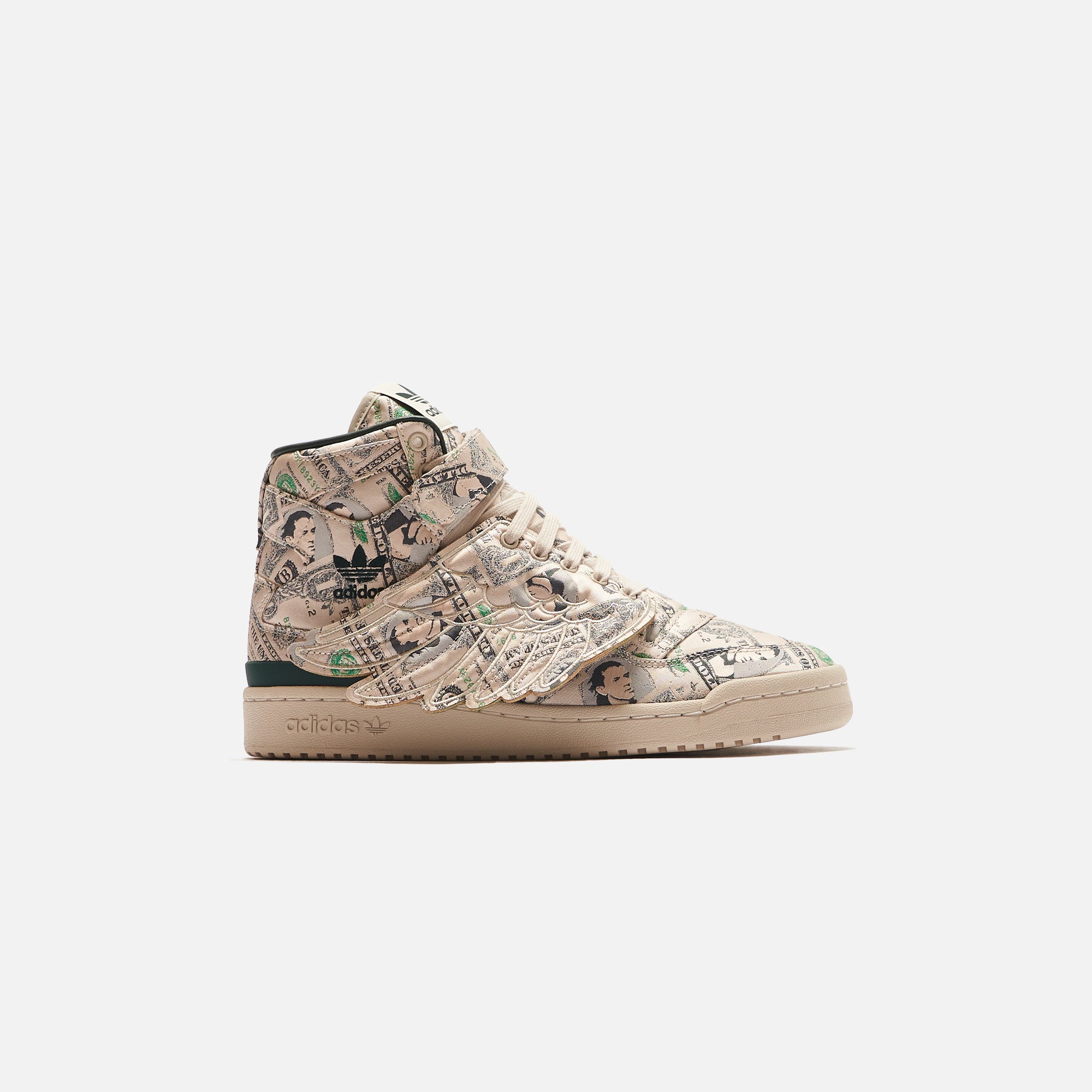 adidas x Jeremy Scott Forum Wings 1.0 Money - Bliss / Green Night ...