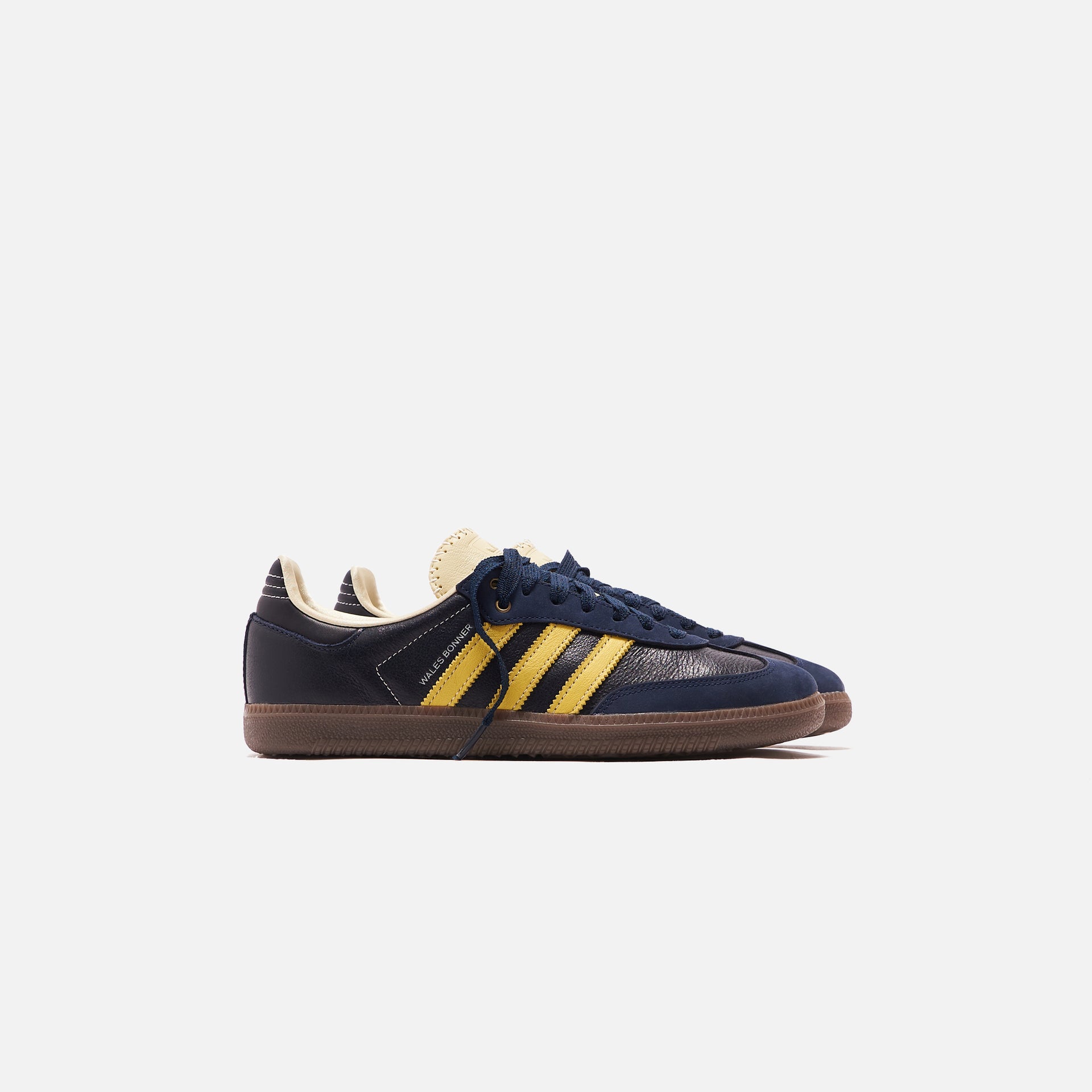 adidas Consortium Wales Bonner Samba - Collegiate Navy / Cream White / Yellow adidas Consortium Wales Bonner Samba - Collegiate Navy / Cream White / Yellow