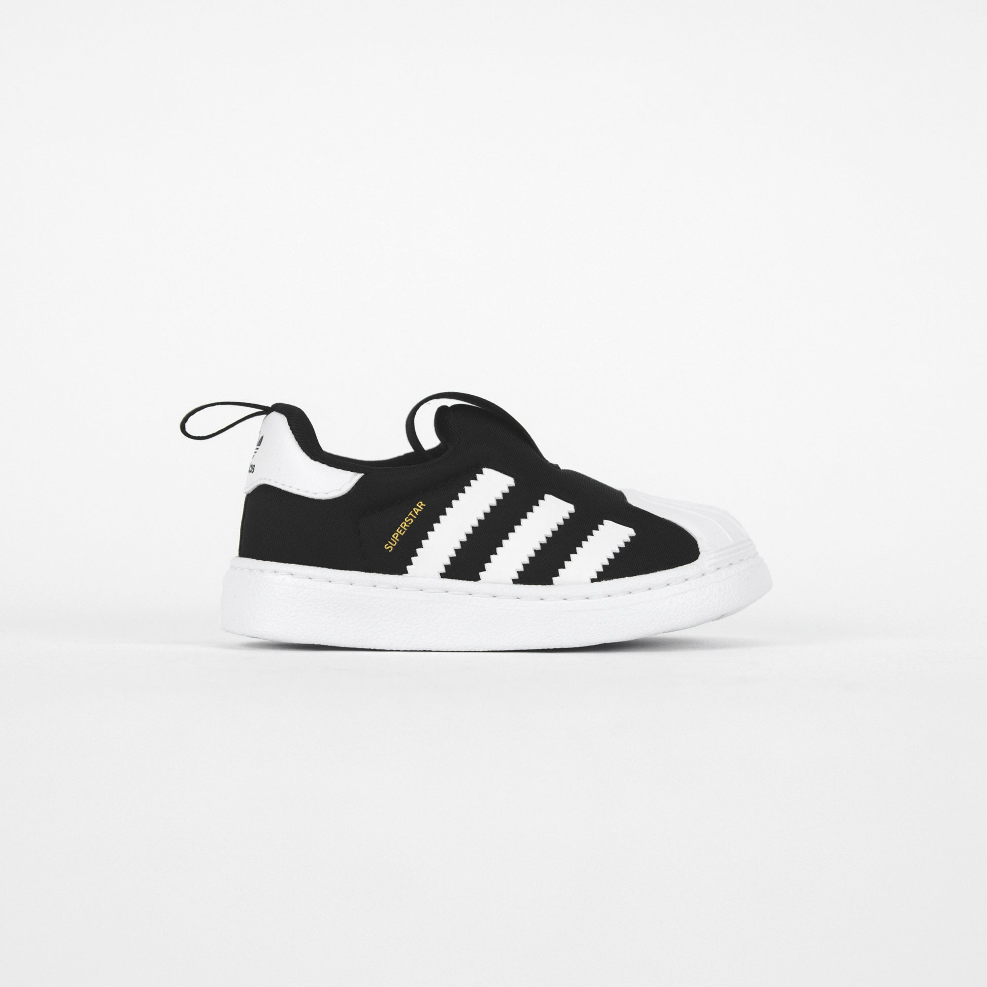 adidas Infant Superstar 360 Core Black White Kith