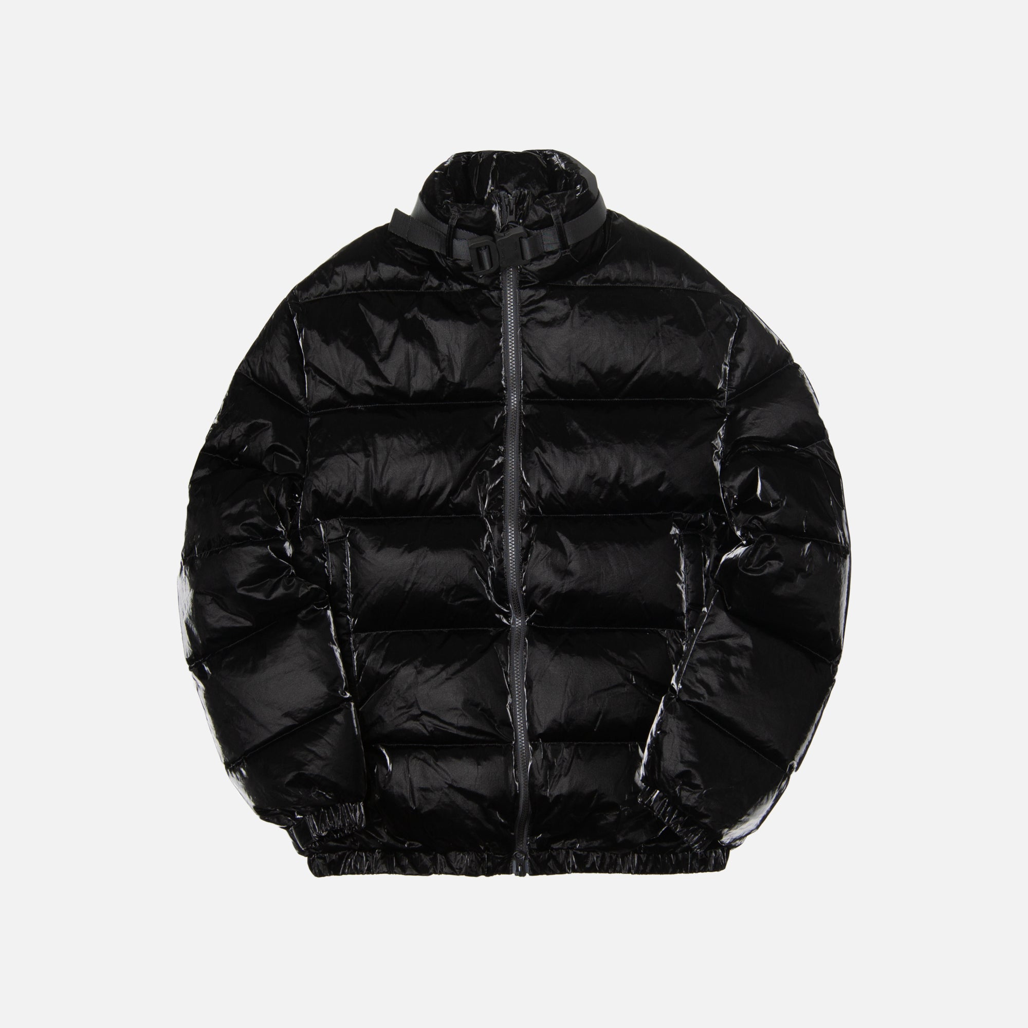 1017 Alyx 9SM Puffer Coat w/ Nylon Buckle - Black – Kith