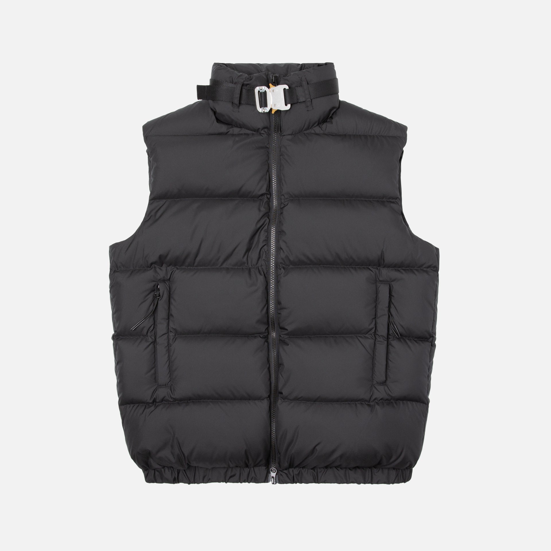 1017 Alyx 9SM Puffer Vest w/ Nylon Buckle - Black