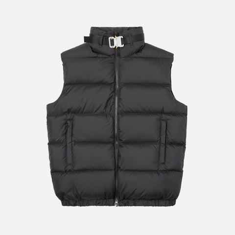 1017 Alyx 9SM Puffer Vest w/ Nylon Buckle - Black