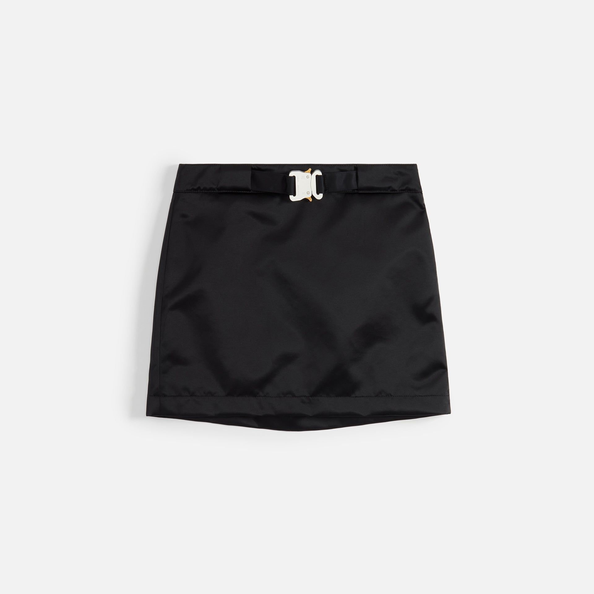 1017 Alyx 9SM Buckle Nylon Satin Skirt - Black