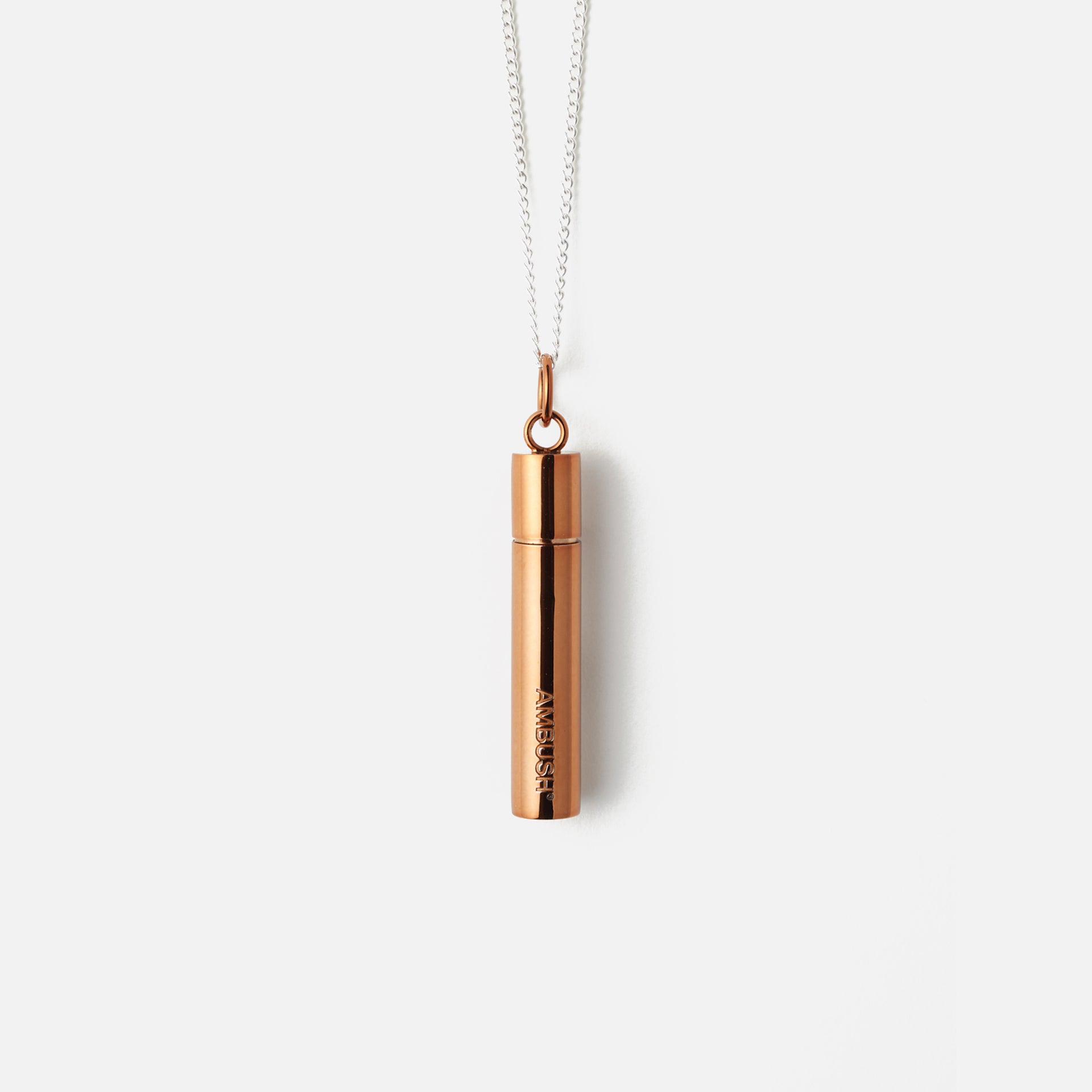 Ambush Pill Case Necklace - Orange