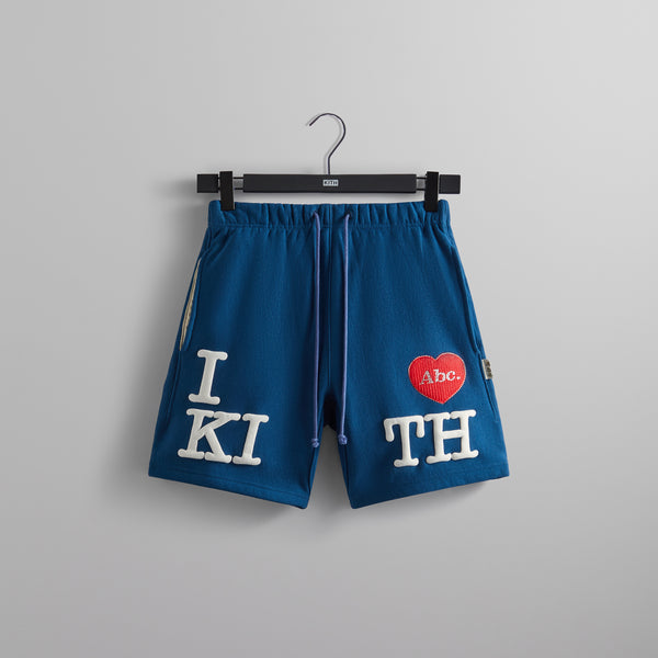 Kith for Advisory Board Crystals I Love Kith Short - Navy